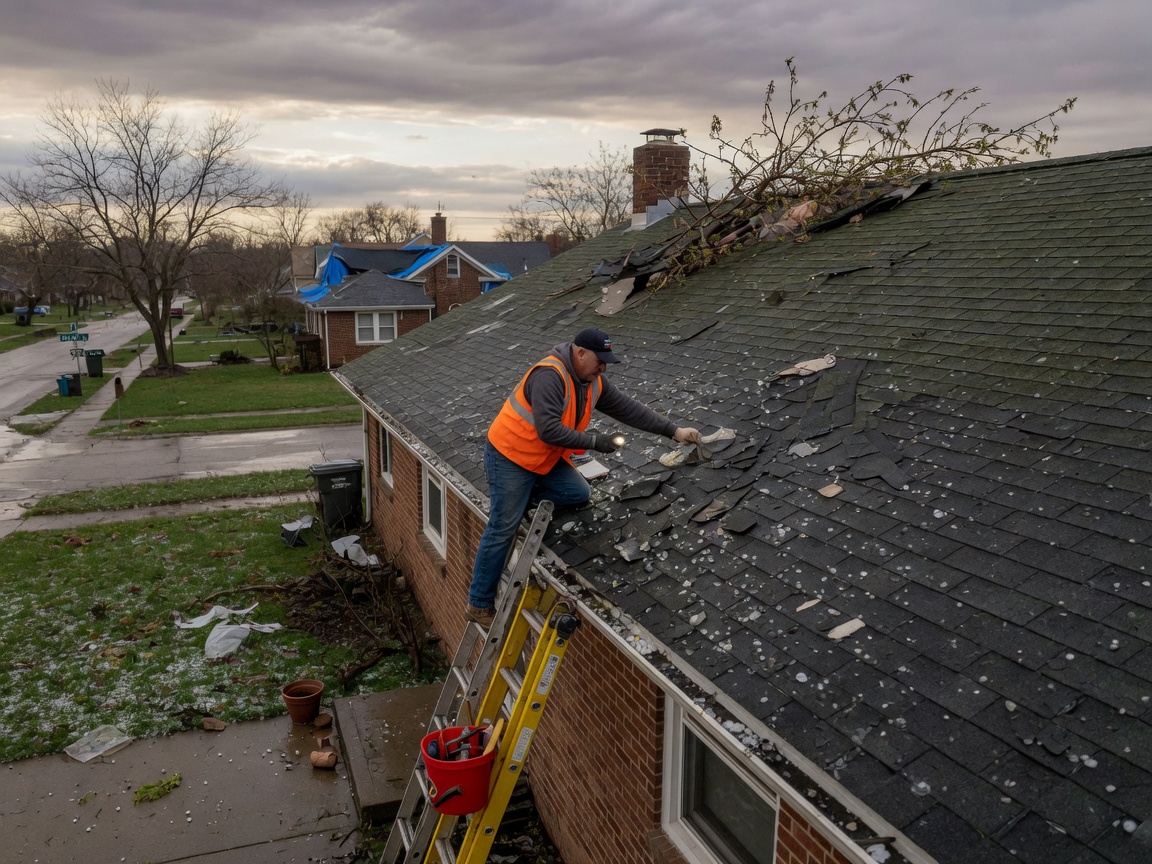 After the March 10 Hail and Wind: How to Inspect a South Bend Roof