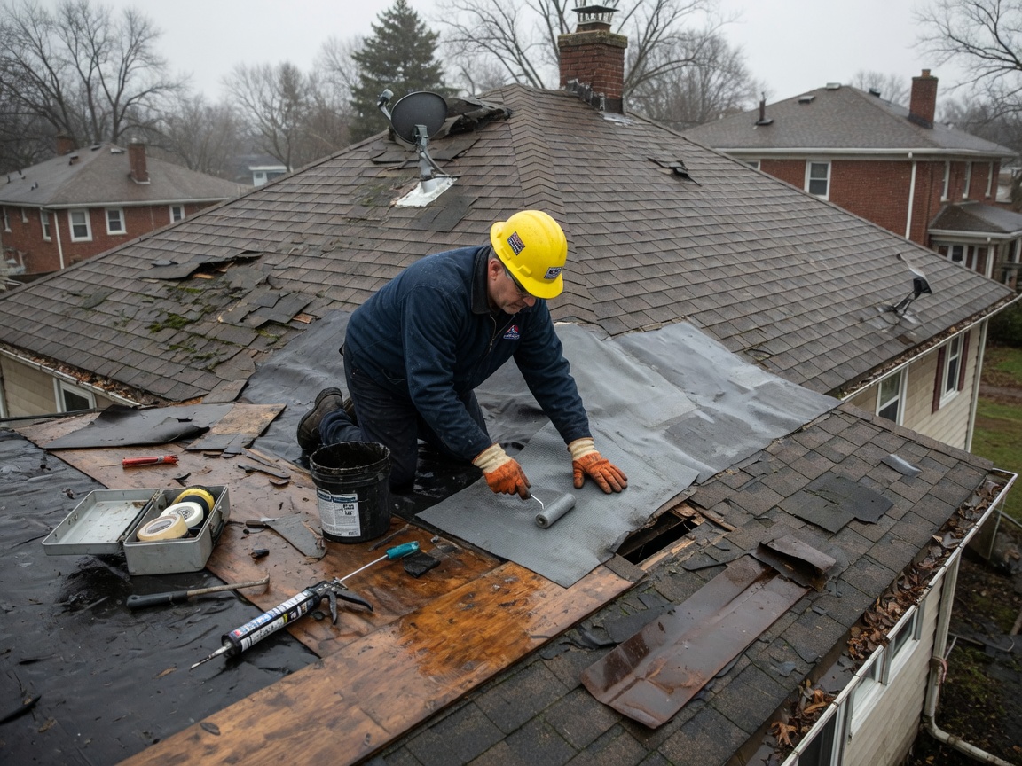 Roof Leak Repair in North Shore Triangle, South Bend